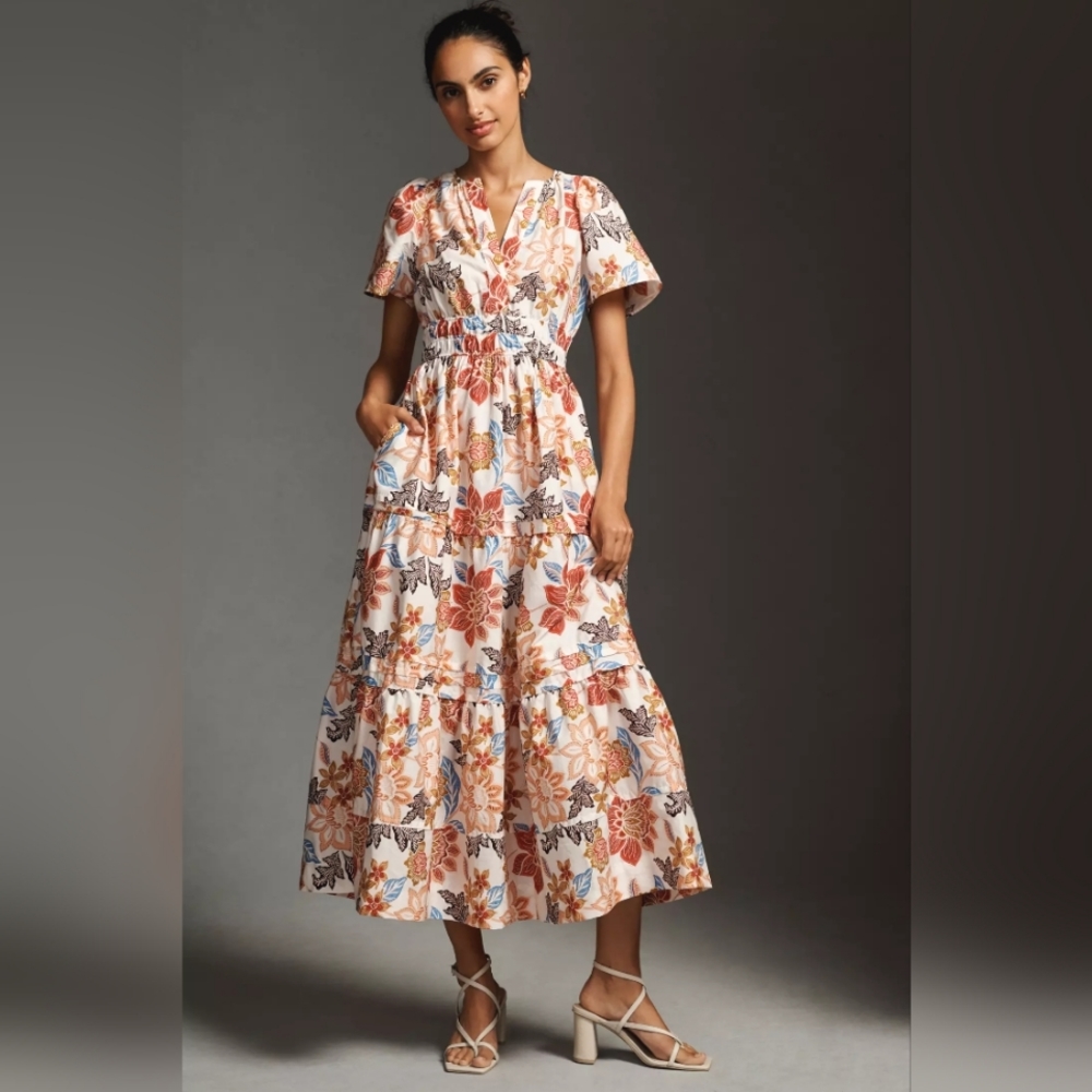 Anthropologie Somerset Maxi Dress M